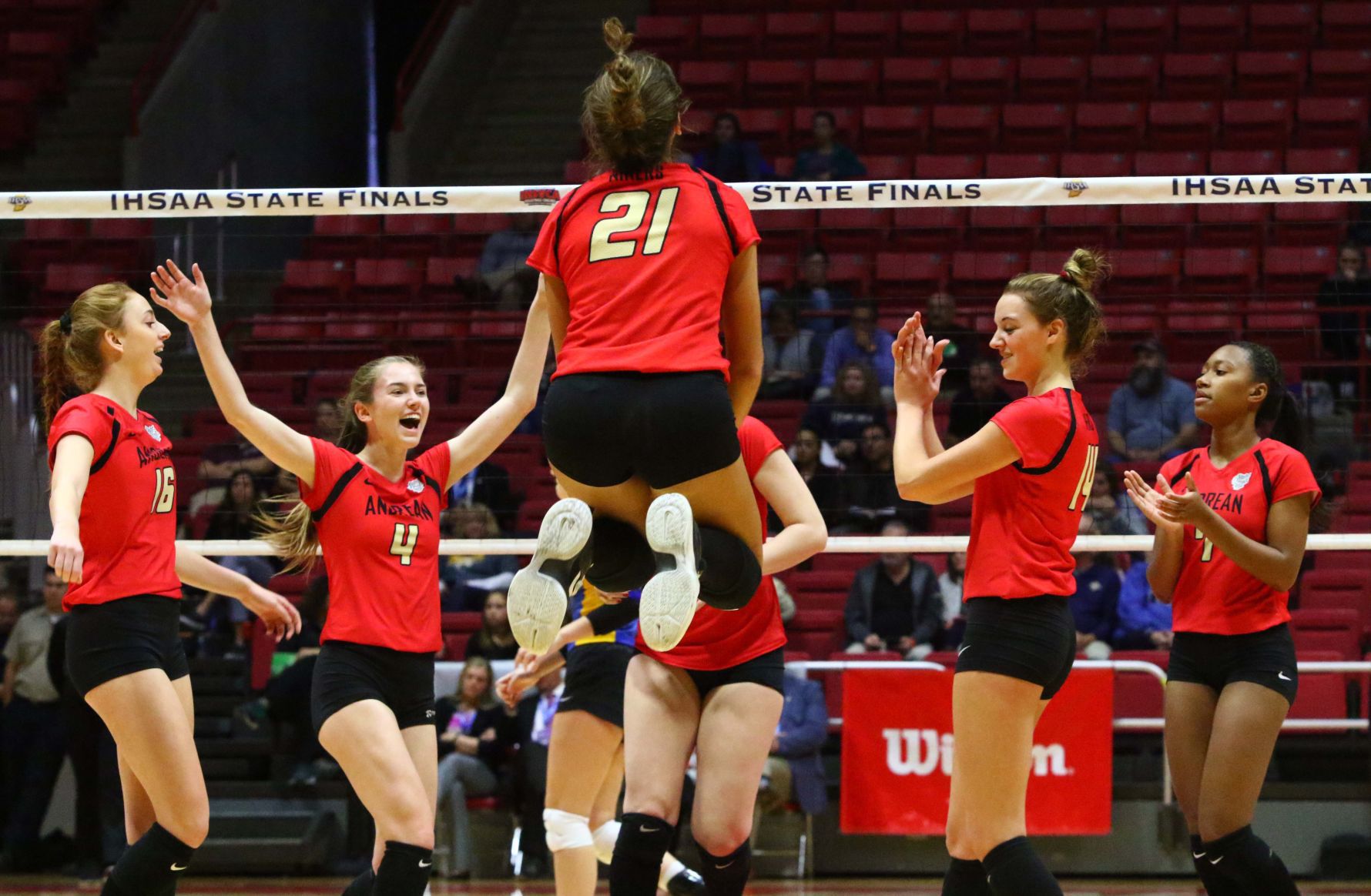Gallery: Volleyball Class 2A State Finals - Andrean vs. Christian Academy of Indiana